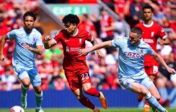 ليفربول و أستون فيلا يتعادلان 1-1 في الدوري الإنجليزي