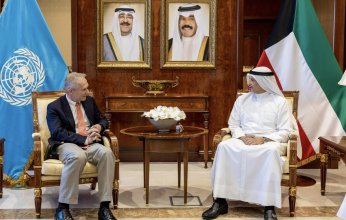 وزير الخارجية الكويتي يبحث مع رئيس الجمعية العامة للأمم المتحدة المستجدات الإقليمية والدولية