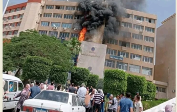 إصابة 23 شخصا.. السيطرة على حريق ضخم بمبنى حكومي في القاهرة