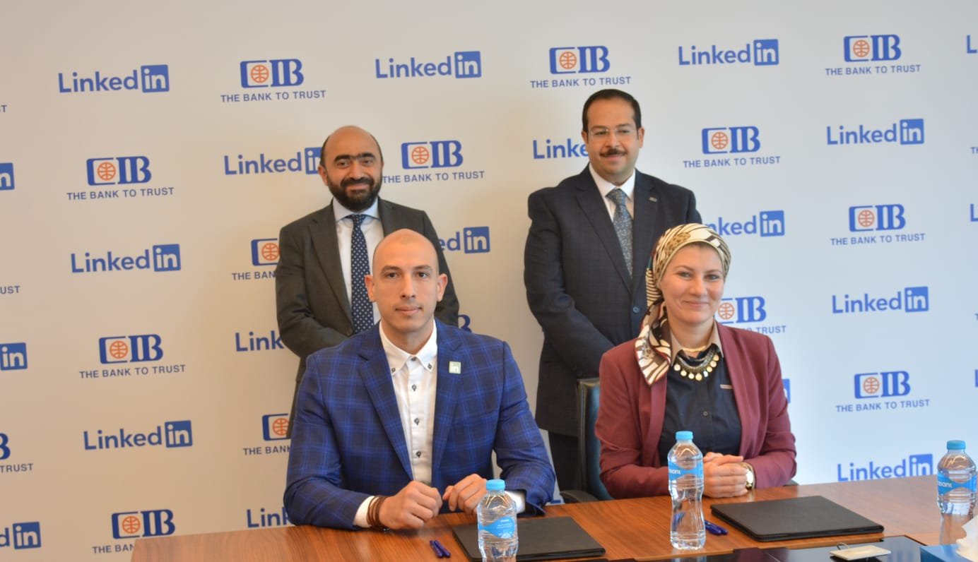 البنك التجاري الدولى-مصر CIB يوقع مذكرة تفاهم مع منصةLinkedIn التعليمية لتعزيز مهارات وخبرات الشباب البنك التجاري الدولى-مصر CIB يوقع مذكرة تفاهم مع منصةLinkedIn التعليمية لتعزيز مهارات وخبرات الشباب