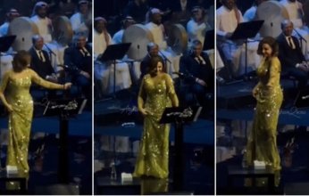 بالفيديو.. أنغام ترقص خلال حفلها بالكويت