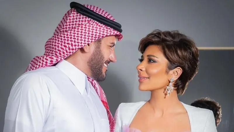 وصلة غزل بين أصالة وزوجها في عيد ميلادها وصلة غزل بين أصالة وزوجها في عيد ميلادها