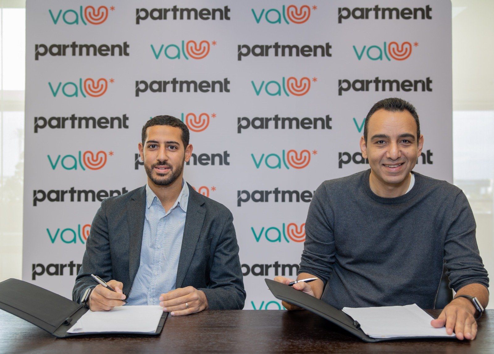 شركة «ڤاليو» تبرم اتفاقية مع منصة «بارتمنت لتكنولوجيا الخدمات العقارية» لتسهيل عمليات الدفع بأنظمة تقسيط جديدة شركة «ڤاليو» تبرم اتفاقية مع منصة «بارتمنت لتكنولوجيا الخدمات العقارية» لتسهيل عمليات الدفع بأنظمة تقسيط جديدة