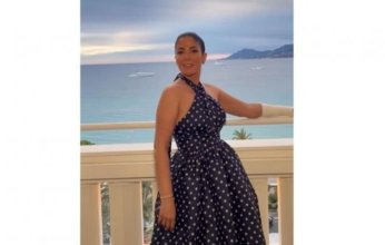 بالصور.. إطلالة ساحر ة للنجمة منى زكي في مهرجان كان 2023