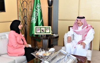 سفير السعودية لدى مصر يلتقي بنظيرته البحرينية