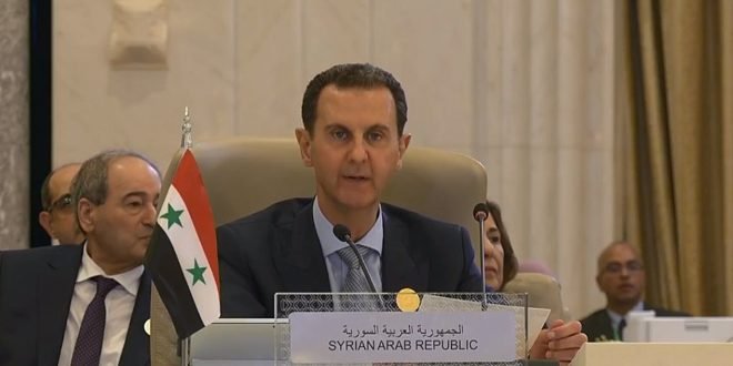 نص كلمة الرئيس السوري أمام القمة العربية نص كلمة الرئيس السوري أمام القمة العربية
