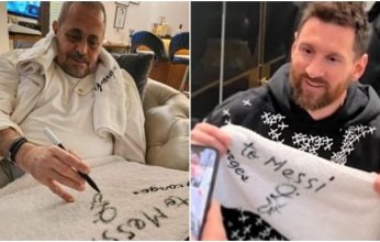 ما الهدية التي قدمها سلطان الطرب جورج وسوف لـ«ميسي» وماذا كان رد فعل البرغوث؟