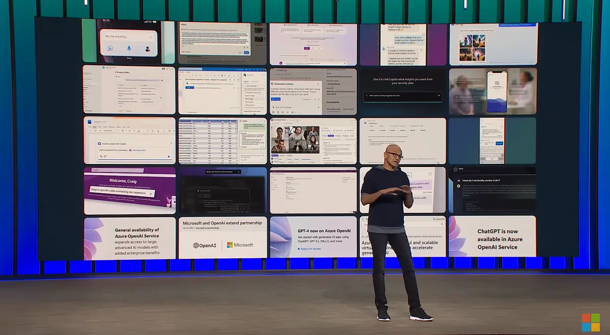 أهم ميزات الذكاء الاصطناعي التي أعلنت عنها مايكروسوفت في مؤتمر Build 2023 أهم ميزات الذكاء الاصطناعي التي أعلنت عنها مايكروسوفت في مؤتمر Build 2023