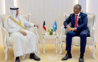 وزير الخارجية الكويتي يلتقي نظيره الصومالي