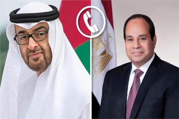 الرئيس السيسي يهنئ هاتفيا الشيخ محمد بن زايد بحلول عيد الأضحى الرئيس السيسي يهنئ هاتفيا الشيخ محمد بن زايد بحلول عيد الأضحى