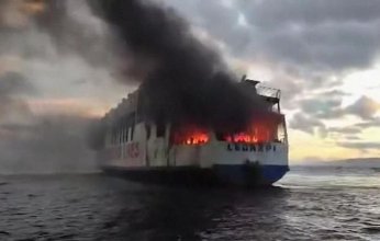 تقارير.. نجاة 120 شحص في حريق سفينة بالفلبين