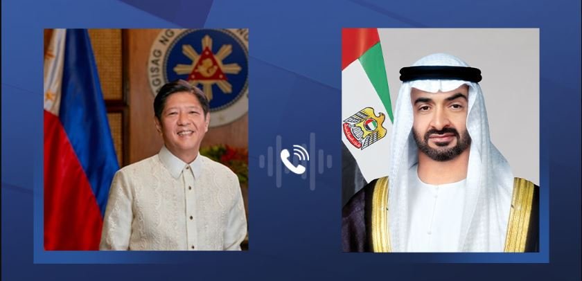 هاتفياً.. الإمارات والفلبين تبحثان العلاقات الثنائية بين البلدين هاتفياً.. الإمارات والفلبين تبحثان العلاقات الثنائية بين البلدين
