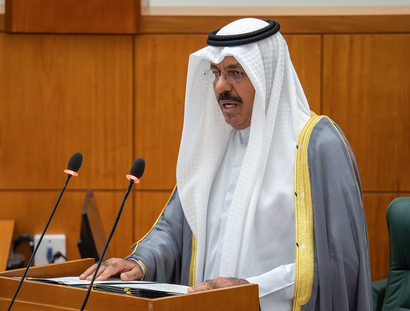 رئيس الوزراء الكويتي: جدوى النهج الديمقراطي لا تتحقق إلا بوحدة أبناء الكويت على كلمة سواء ورؤية جامعة رئيس الوزراء الكويتي: جدوى النهج الديمقراطي لا تتحقق إلا بوحدة أبناء الكويت على كلمة سواء ورؤية جامعة