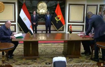 الرئيس المصري ونظيره الأنجولي يشهدان توقيع عدد من بروتوكولات التعاون بين البلدين