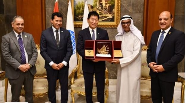 افتتاح بطولة الفراعنة الدولية للجمباز باستاد القاهرة الدولي افتتاح بطولة الفراعنة الدولية للجمباز باستاد القاهرة الدولي