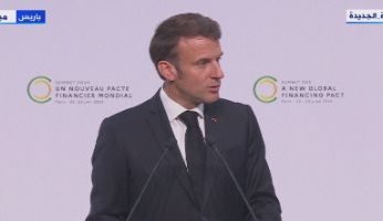 الرئيس الفرنسي: قمة التمويل العالمى تستهدف خلق توافق جديد لمكافحة الفقر