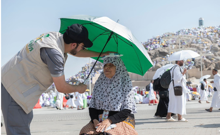 تحذير مهم من الصحة السعودية للحجاج بشأن التعرض لأشعة الشمس تحذير مهم من الصحة السعودية للحجاج بشأن التعرض لأشعة الشمس