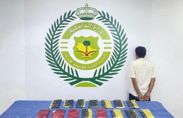 القبض على شخص لترويجه مادة الحشيش المخدر بمحافظة العارضة القبض على شخص لترويجه مادة الحشيش المخدر بمحافظة العارضة