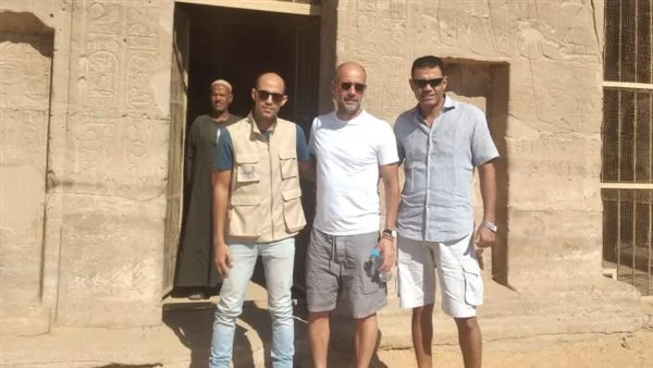 جوارديولا يزور منطقة جبل السلسلة الآثرية في أسوان جوارديولا يزور منطقة جبل السلسلة الآثرية في أسوان