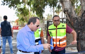 الرئيس المصري يتفقد أعمال تطوير عدد من الطرق والمحاور بالقاهرة الكبرى