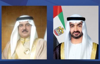 ملك البحرين يستقبل رئيس الإمارات في مقر إقامته في أبوظبي