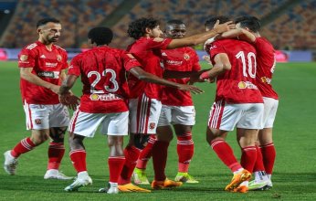 الأهلي يتقدم على الحرس بهدف نظيف في الشوط الأول