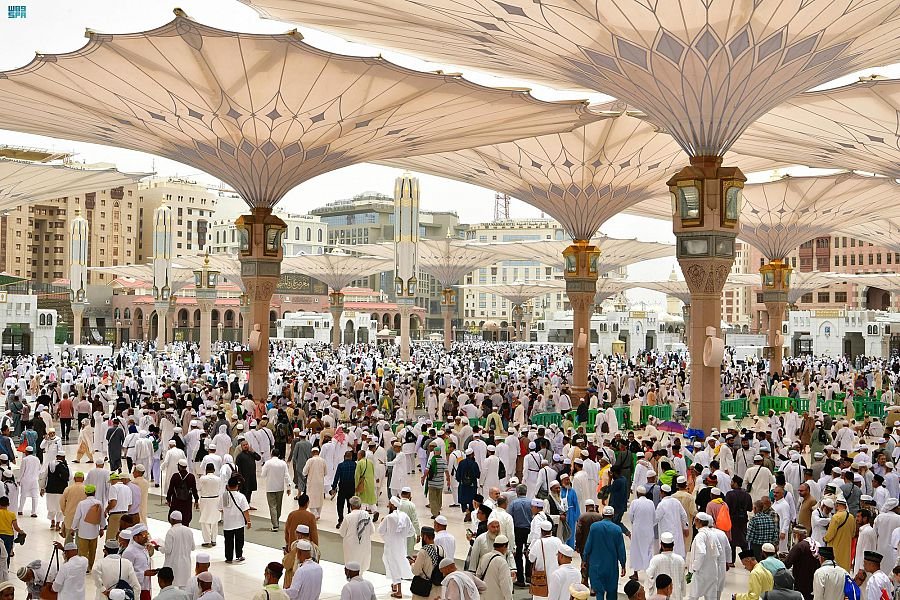 السعودية.. وصول أكثر من 661 ألف حاج إلى المدينة المنورة حتى اليوم السعودية.. وصول أكثر من 661 ألف حاج إلى المدينة المنورة حتى اليوم