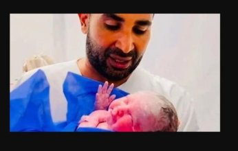 بالفيديو.. الفنان أحمد سعد يوثق احتفاله بمولوده الثاني