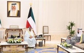 ولي العهد الكويتي يستقبل الشيخ طلال الفهد ويهنئه بانتخابه رئيسًا للمجلس الأولمبي الآسيوي