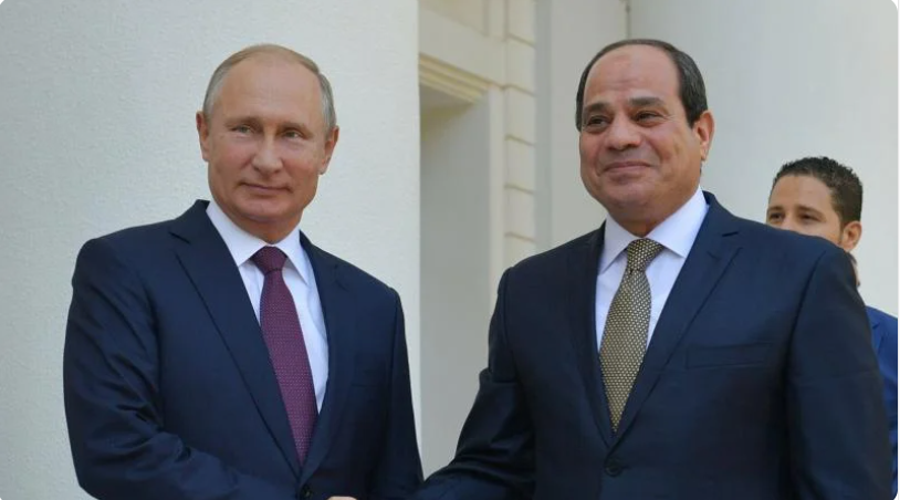 الرئيس المصري يؤكد لنظيره الروسي الحرص على تطوير التعاون الثنائي بين البلدين الرئيس المصري يؤكد لنظيره الروسي الحرص على تطوير التعاون الثنائي بين البلدين
