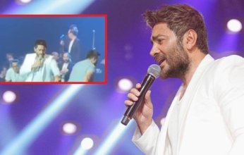 بالفيديو.. الفنان المصري تامر حسني يوقف حفله في لبنان للإطمئنان على أحد المعجبين