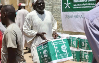 سلمان للإغاثة يوزع أكثر من 15 طنا من السلال الغذائية في محلية ود مدني