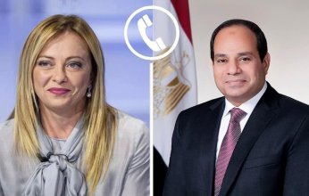 الرئيس المصري يتلقى اتصالًا هاتفيًا من رئيسة وزراء إيطاليا