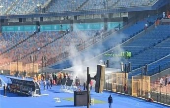 حريق محدود فى ستاد القاهرة قبل انطلاق مباراة الأهلي والزمالك