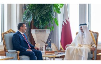 أمير قطر يستقبل نائب الرئيس التركي