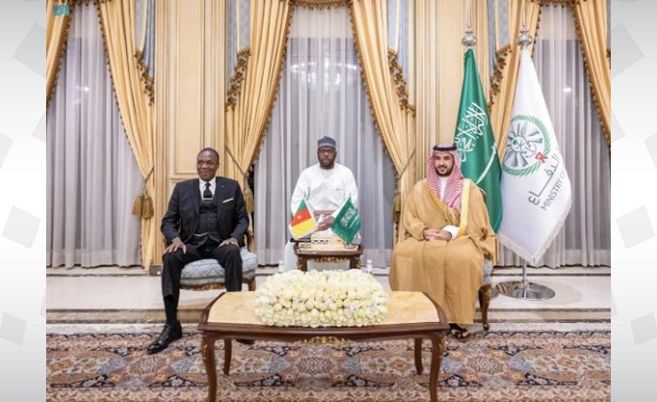 وزير الدفاع السعودي يبحث التعاون العسكري والدفاعي مع نظيره الكاميروني وزير الدفاع السعودي يبحث التعاون العسكري والدفاعي مع نظيره الكاميروني