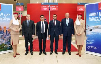 إقلاع رحلة طيران الإمارات الافتتاحية من دبي إلى مونتريال