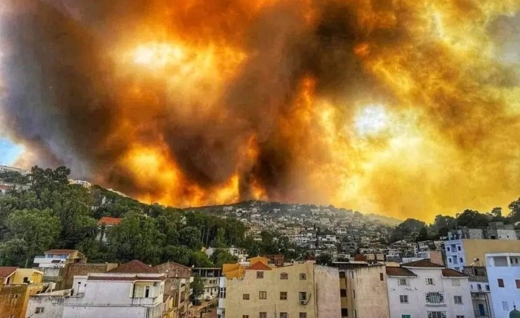نحو 150مصابا في حريق بتونس نحو 150مصابا في حريق بتونس
