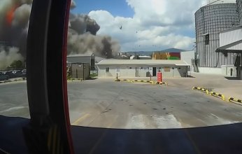 بالفيديو.. انفجار ضخم بمخزن غلال في كوجالي شرق إسطنبول