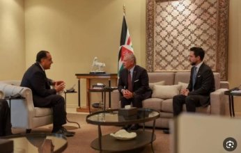 الملك عبد الله يستقبل رئيس الوزراء المصري خلال زيارته لـ"عمّان"