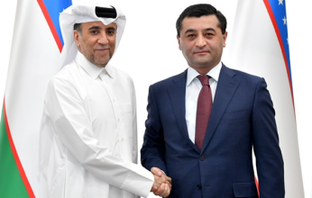 أمير قطر يبعث رسالة خطية إلى رئيس أوزبكستان