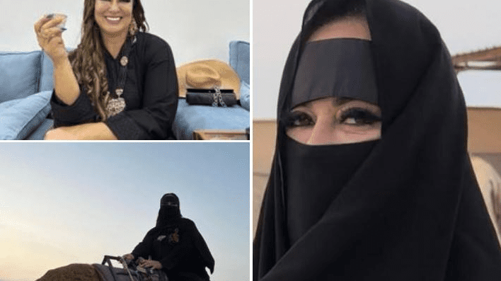 شاهد.. والدة نيمار ترتدي العباءة والنقاب في السعودية 1 khaligyoun29381
