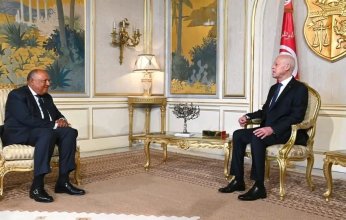 وزير الخارجية المصري ينقل رسالة من الرئيس السيسي إلى الرئيس قيس سعيد