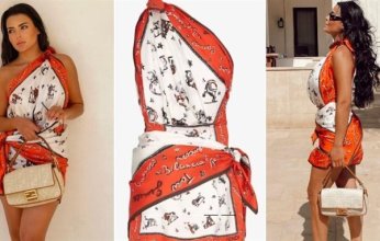 سعرها يتجاوز 240 ألف جنيه.. إطلالة مميزة ومثيرة للفنانة المصرية أسماء جلال