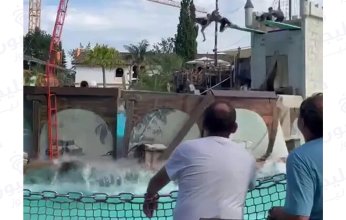 بالصور والفيديو.. .. إصابة سبعة أشخاص في انهيار مسرح بأكبر مدينة ملاهي في ألمانيا