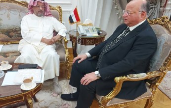 محافظ القاهرة يستقبل الدكتور يوسف العميرى رئيس مجلس خليجيون للاسثمار