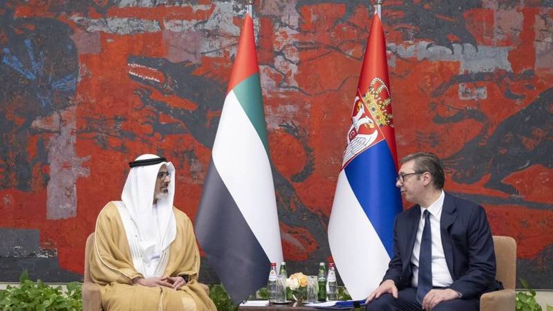 مباحثات إماراتية - صربية لتعزيز العلاقات الثنائية بين البلدين مباحثات إماراتية - صربية لتعزيز العلاقات الثنائية بين البلدين