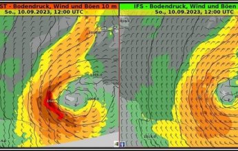 الأرصاد الجوية تكشف موعد وصول العاصفة دانيال إلى مصر