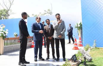 المتحدث الرئاسي بمصر ينشر صور الرئيس في الاحتفال بيوم تفوق جامعات مصر بجامعة قناة السويس