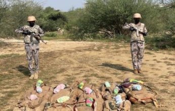 إحباط محاولة تهريب (190) كيلوجرامًا من نبات القات المخدر بجازان